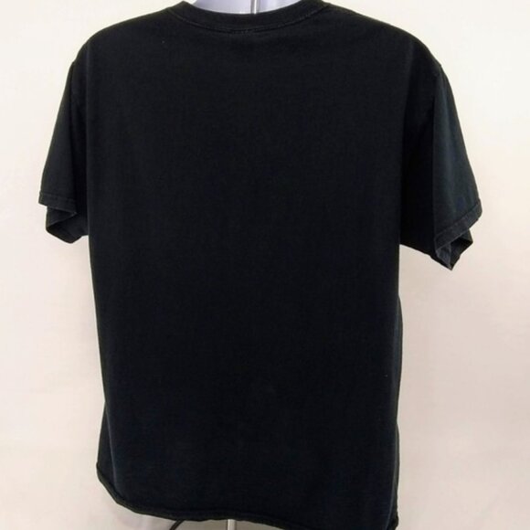 Walking Dead Men's T-Shirt Fruit of Loom Black Short Sleeve Large - Picture 3 of 5